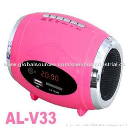 Portable laptop mini speaker with silicone sucker holder